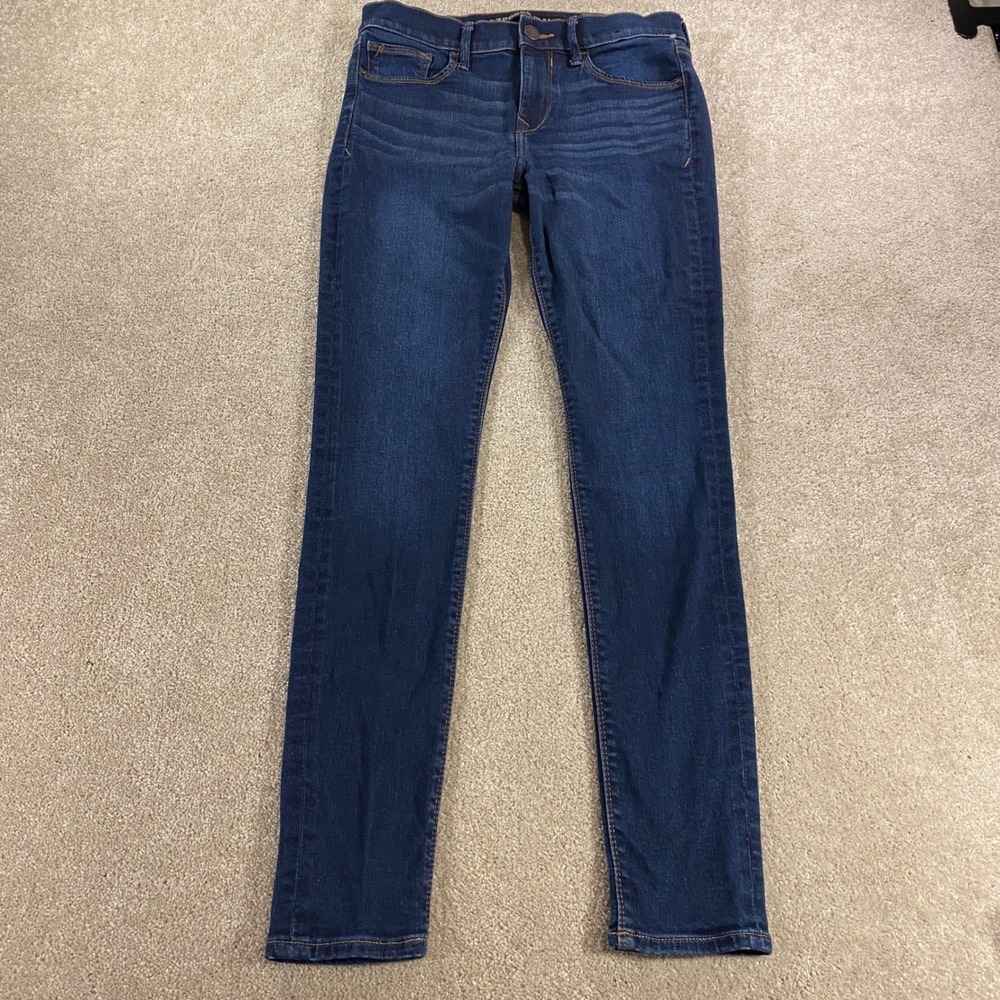 Express Legging Jeans Womens 6 Dark Wash Ultimate Stretch Mid Rise